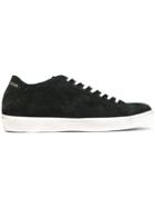 Leather Crown Classic Lace-up Sneakers - Black