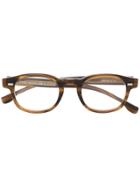 Boss Hugo Boss Tortoiseshell-effect Square Glasses - Brown