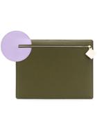 Roksanda Circle Zipped Clutch - Green