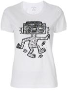 Coach 1941 X Keith Haring Embellished T-shirt - White