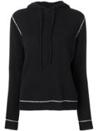 Ganni Long Sleeved Hoodie - Black