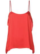 Semicouture Loose Cami Top - Red