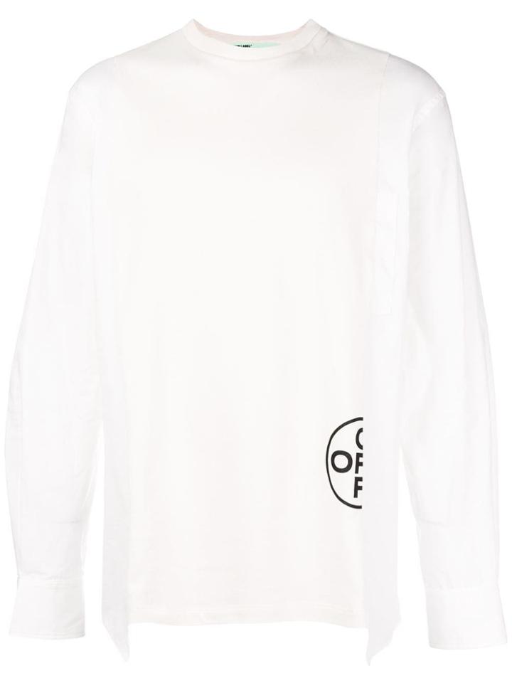 Off-white Hybrid Sweatshirt - Nude & Neutrals