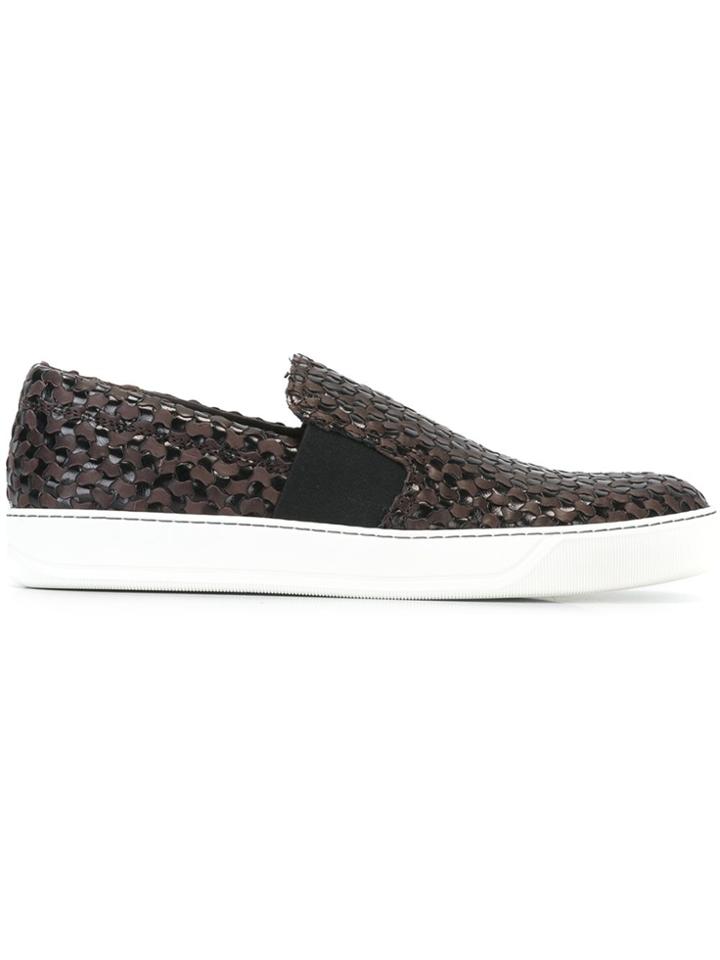 Lanvin 'pull-on' Slip-on Sneakers - Brown