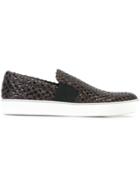 Lanvin 'pull-on' Slip-on Sneakers - Brown