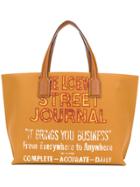 Loewe Loewe Street Journal Tote - Brown