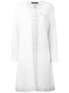 Jean Louis Scherrer Vintage Patterned Coat - White