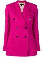 Theory Double-breasted Blazer - Pink