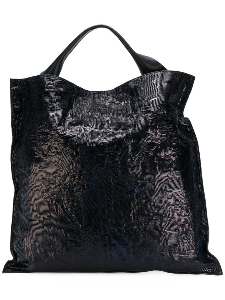 Jil Sander Textured Tote Bag - Blue