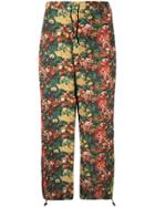 Yohji Yamamoto Vintage Floral Drawstring Trousers - Multicolour