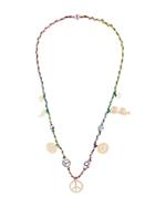 Venessa Arizaga Peace Charm Necklace - Multicolour