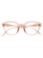 Dior Eyewear Round Glasses - Pink