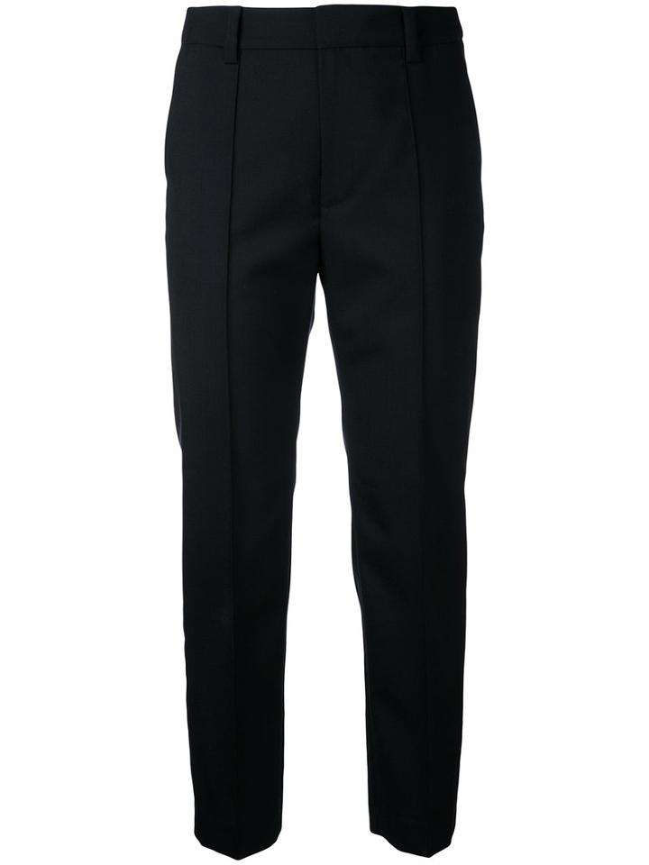 Le Ciel Bleu - Neo Tapered Trousers - Women - Wool - 34, Black, Wool