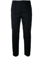 Le Ciel Bleu - Neo Tapered Trousers - Women - Wool - 34, Black, Wool