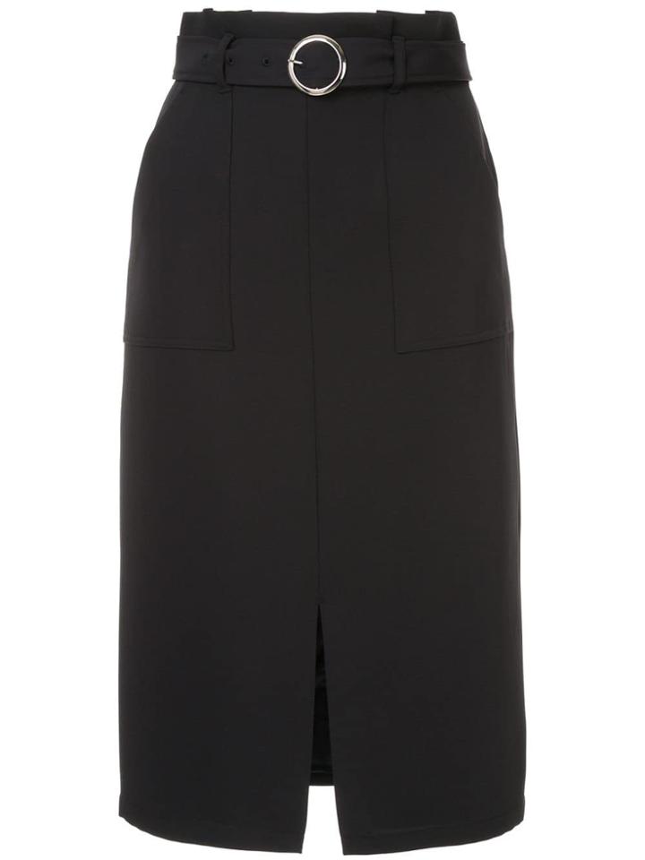 Guild Prime Belted Pencil Skirt - Blue