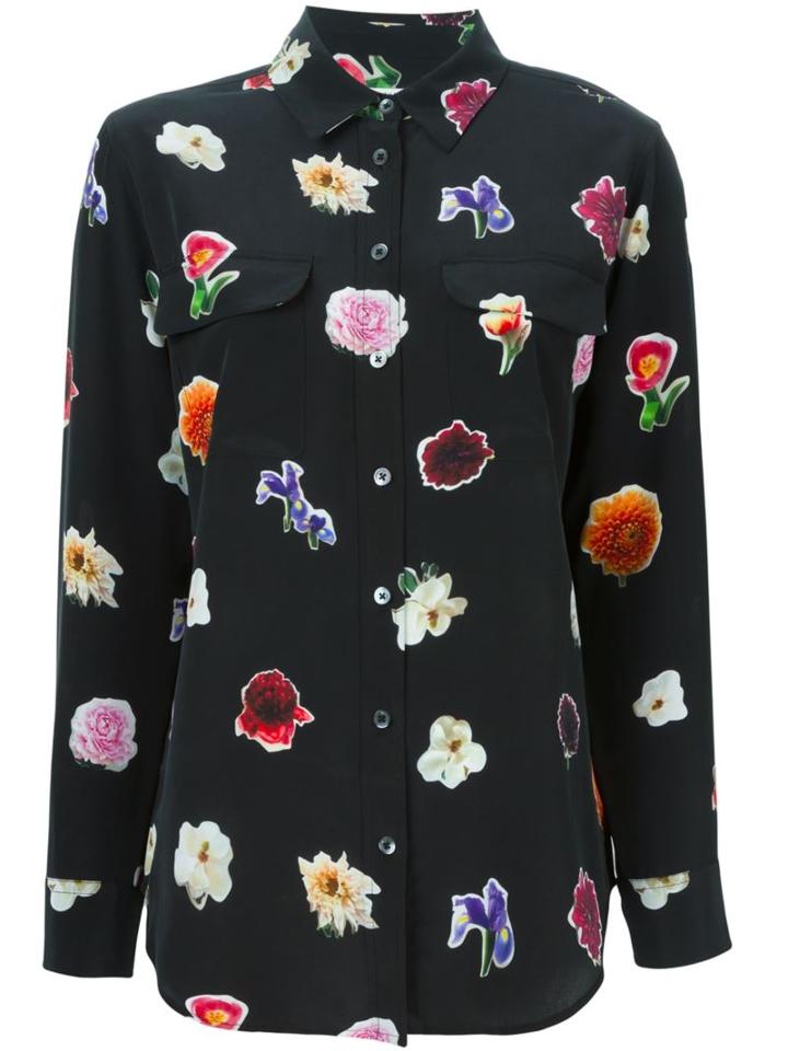 Equipment All-over Flower Print Shirt