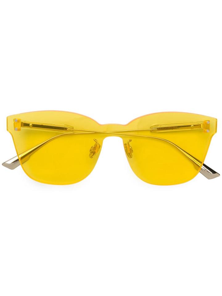Dior Eyewear Colorquake Sunglasses - Yellow & Orange