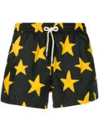 Nos Beachwear Star Swim Shorts - Black
