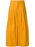 Sea Wide Leg Trousers - Yellow & Orange
