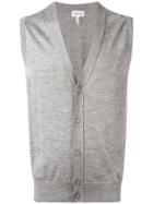 Brioni - Buttoned Vest - Men - Silk/cashmere - 48, Grey, Silk/cashmere