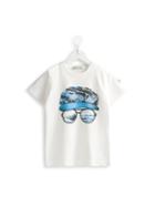Moncler Kids Cap Print T-shirt