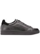 Henderson Baracco Alec Contrast Heel Counter Sneakers - Black