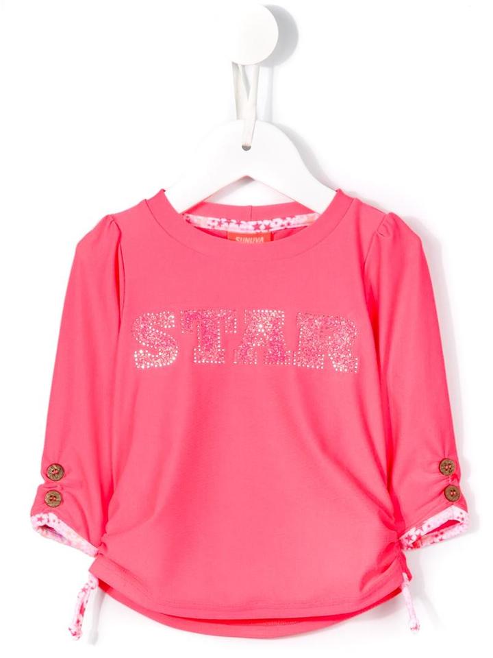 Sunuva - 'pop Star Rash' T-shirt - Kids - Polyester/spandex/elastane - 3-6 Mth, Pink/purple