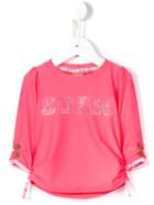Sunuva - 'pop Star Rash' T-shirt - Kids - Polyester/spandex/elastane - 3-6 Mth, Pink/purple