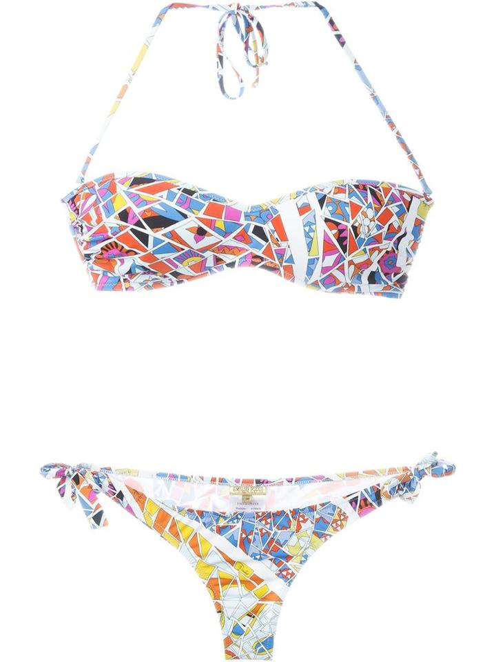 Emilio Pucci Geometric Print Bikini