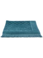 Bottega Veneta Woven Effect Beach Towel - Blue