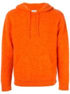 Coohem Knitted Pullover Hoodie - Orange