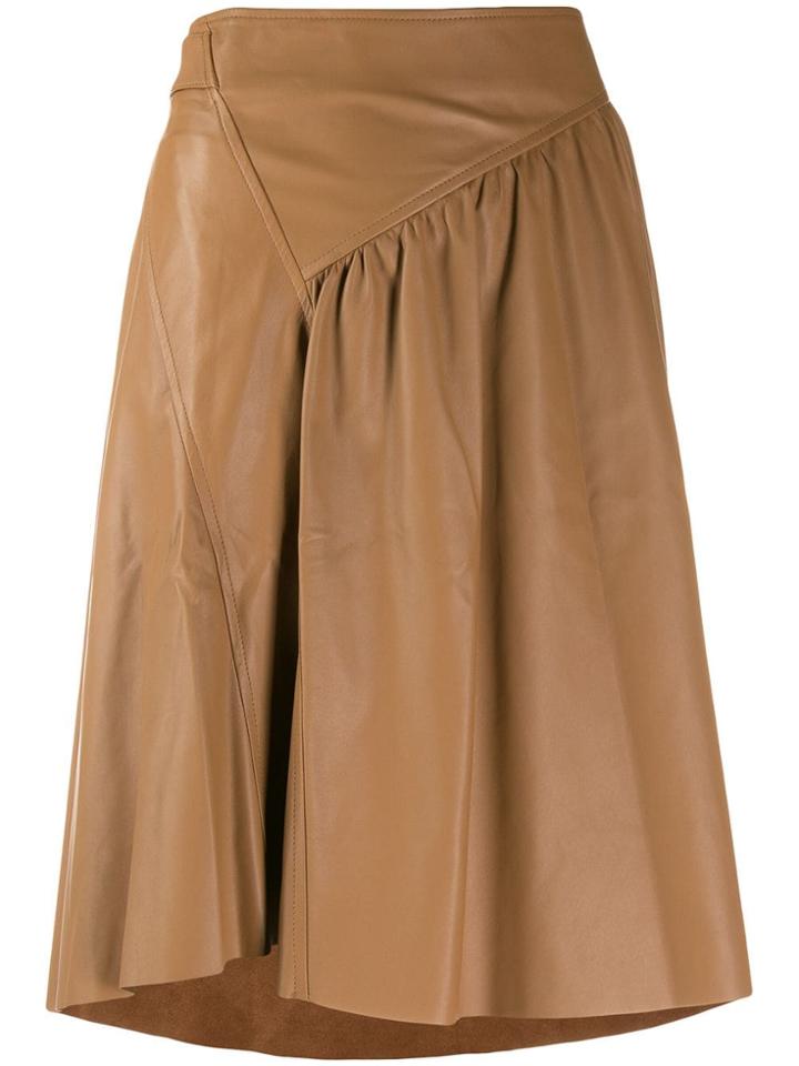 Drome Full Midi Skirt - Brown
