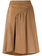 Drome Full Midi Skirt - Brown
