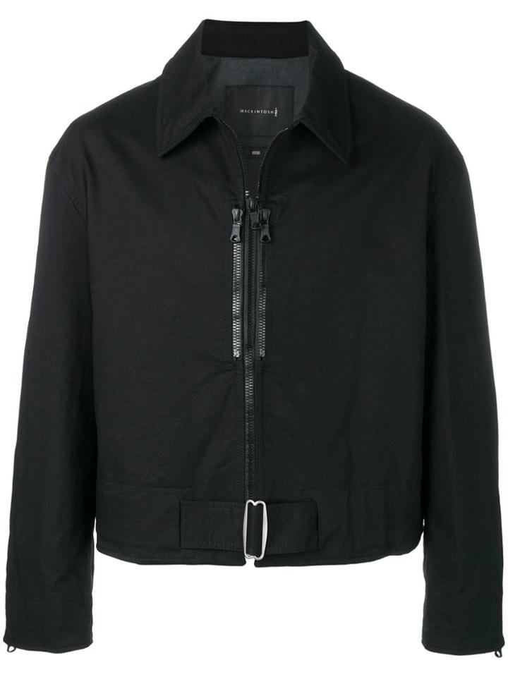 Mackintosh 0003 Zip Detail Jacket - Black