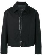 Mackintosh 0003 Zip Detail Jacket - Black