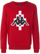 Marcelo Burlon County Of Milan Marcelo Burlon X Kappa Sweatshirt - Red