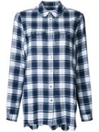 Zoe Karssen Checked Shirt, Size: Small, Blue, Cotton