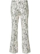 Giambattista Valli Jacquard Trousers - White