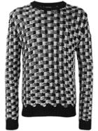 Balmain - Cable-knit Jumper - Men - Acrylic/polyamide/polyester/viscose - M, Black, Acrylic/polyamide/polyester/viscose