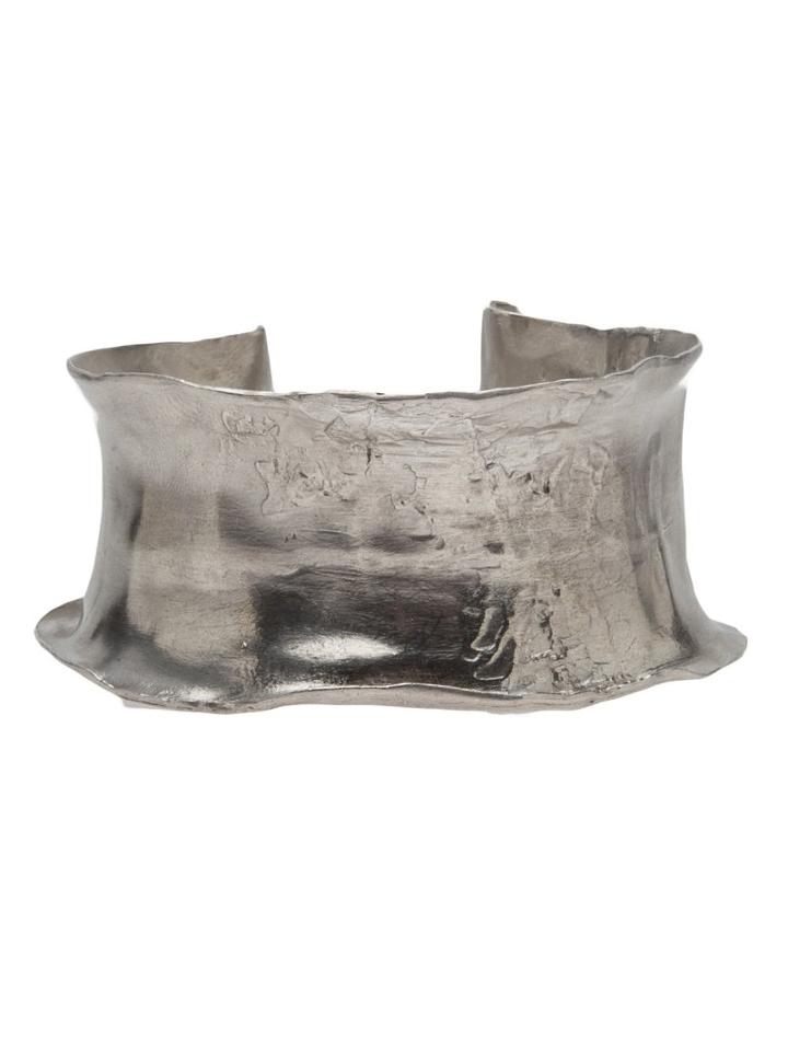 1-100 Silver Cuff, Size: Large, Metallic