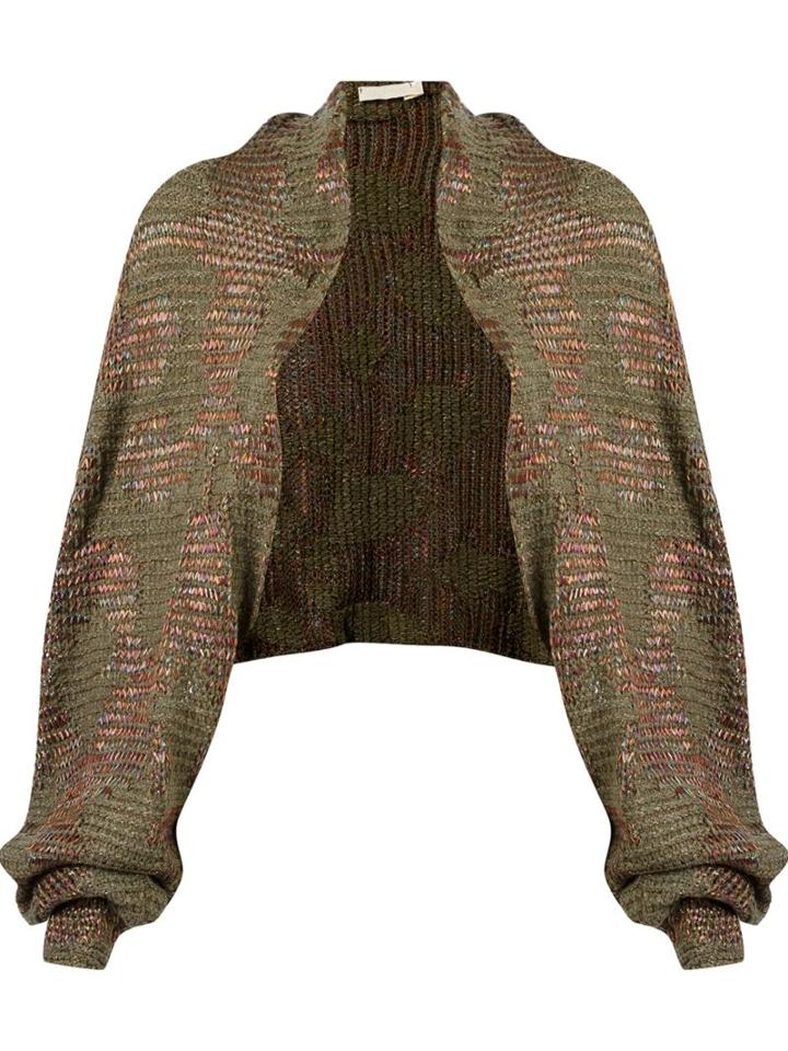 Cecilia Prado Open-front Tricot Blouse