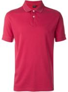 Ps Paul Smith Short Sleeve Polo Shirt, Men's, Size: L, Pink/purple, Cotton