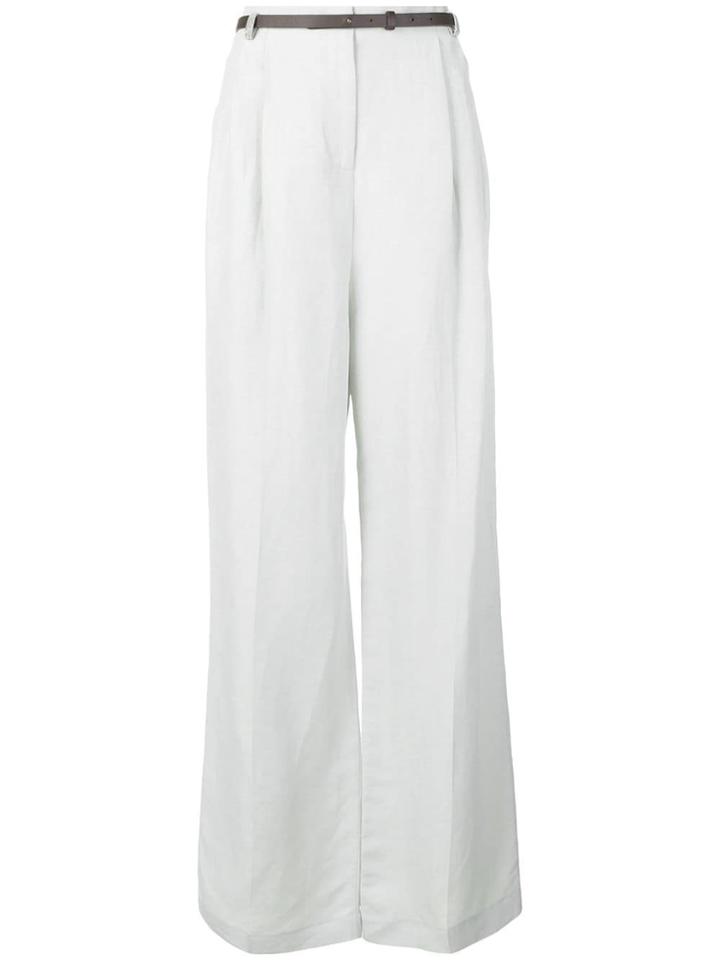 Fabiana Filippi Belted Wide Leg Trousers - Grey