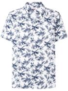Sun 68 Palm Tree Print Shirt - Blue