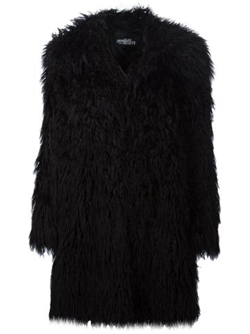 Jeremy Scott Synthetic Fur Jacket, Women's, Size: 42, Black, Modacrylic/acrylic