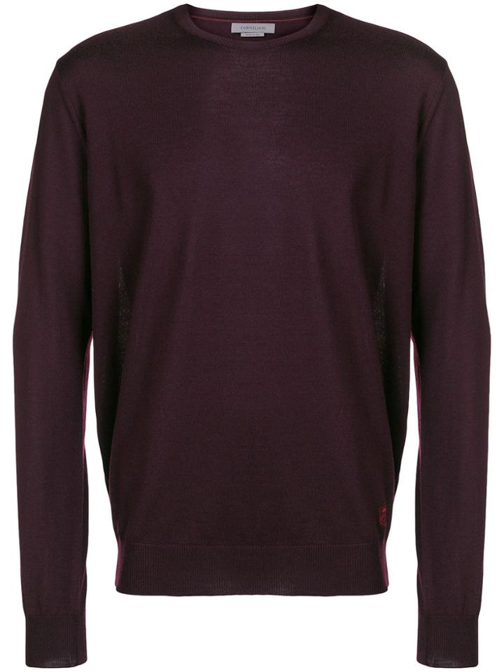 Corneliani Classic Jumper - Pink & Purple