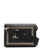 Versace Jeans Couture Framed-logo Shoulder Bag - Black