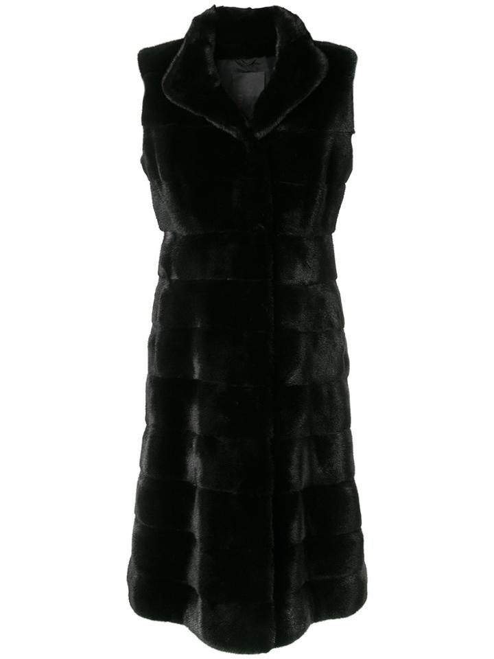Liska Sleeveless Gilet - Black