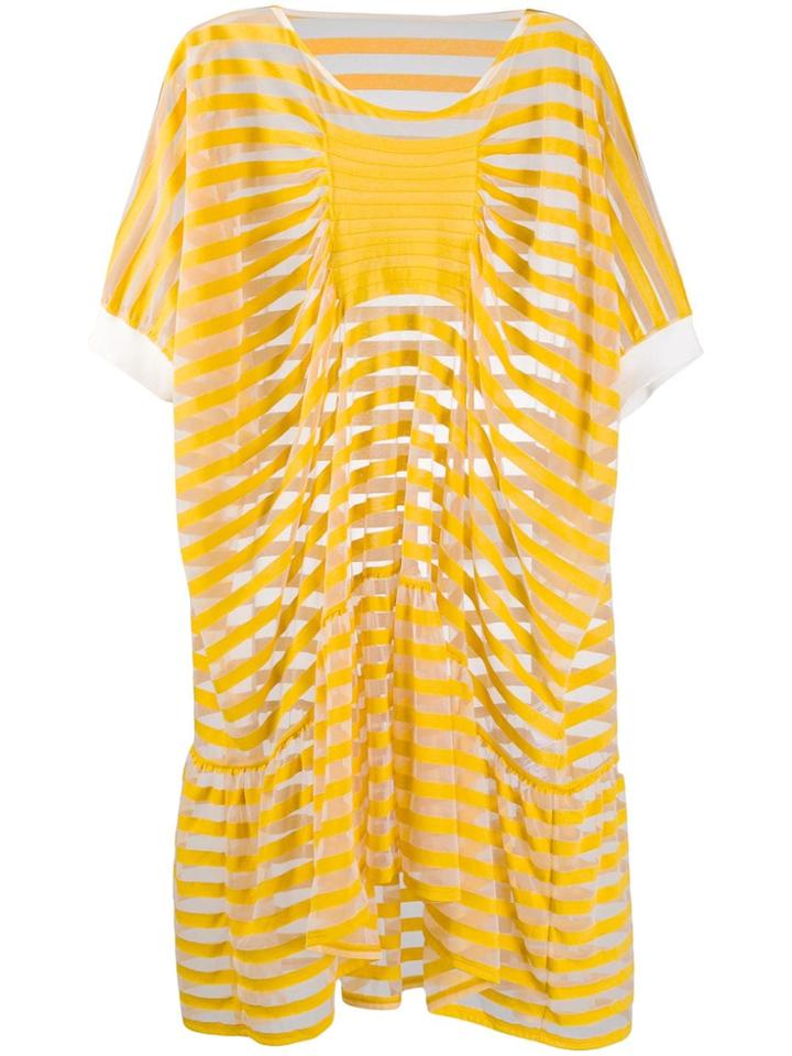 Tsumori Chisato Sheer Cover-up Dress - Yellow