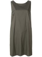 Antonelli Low Rounded Back Shift Dress - Green
